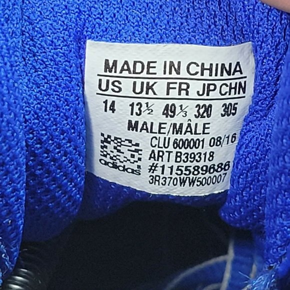 Adidas SM Crazy Bounce (B39318) NBA Blue White - Picture 9 of 10